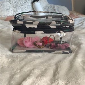 Clear large makeup bag